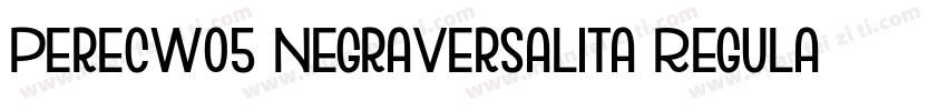 PerecW05 NegraVersalita Regular字体转换